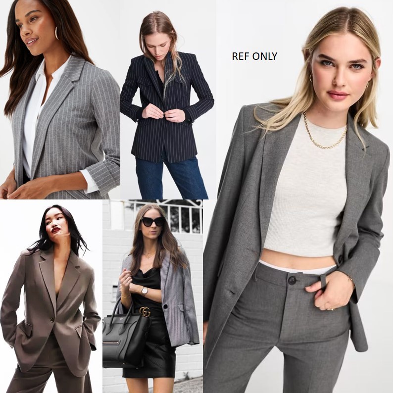 BLAZER WOMEN LENGAN PANJANG/LENGAN PENDEK -Tidak termasuk tanktop