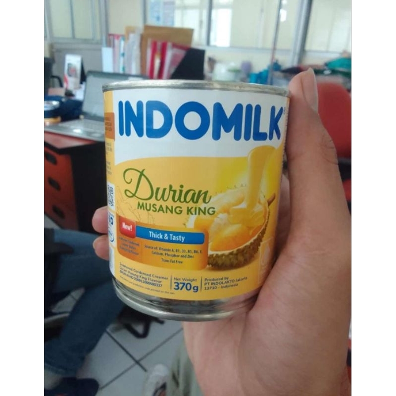 

Indomilk kental manis Durian musang king 370gram