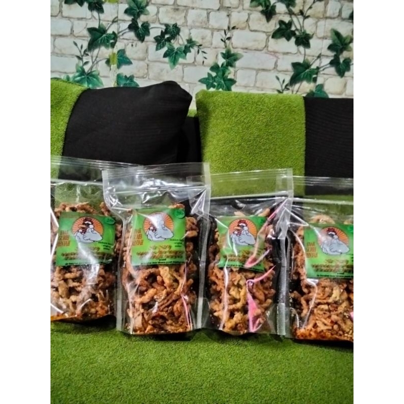 

keripik usus ayam krispi renyah