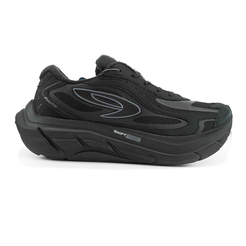 910 NINETEN Fuuto Heritage Hitam Abu Abu - Sepatu Lari Running Jogging