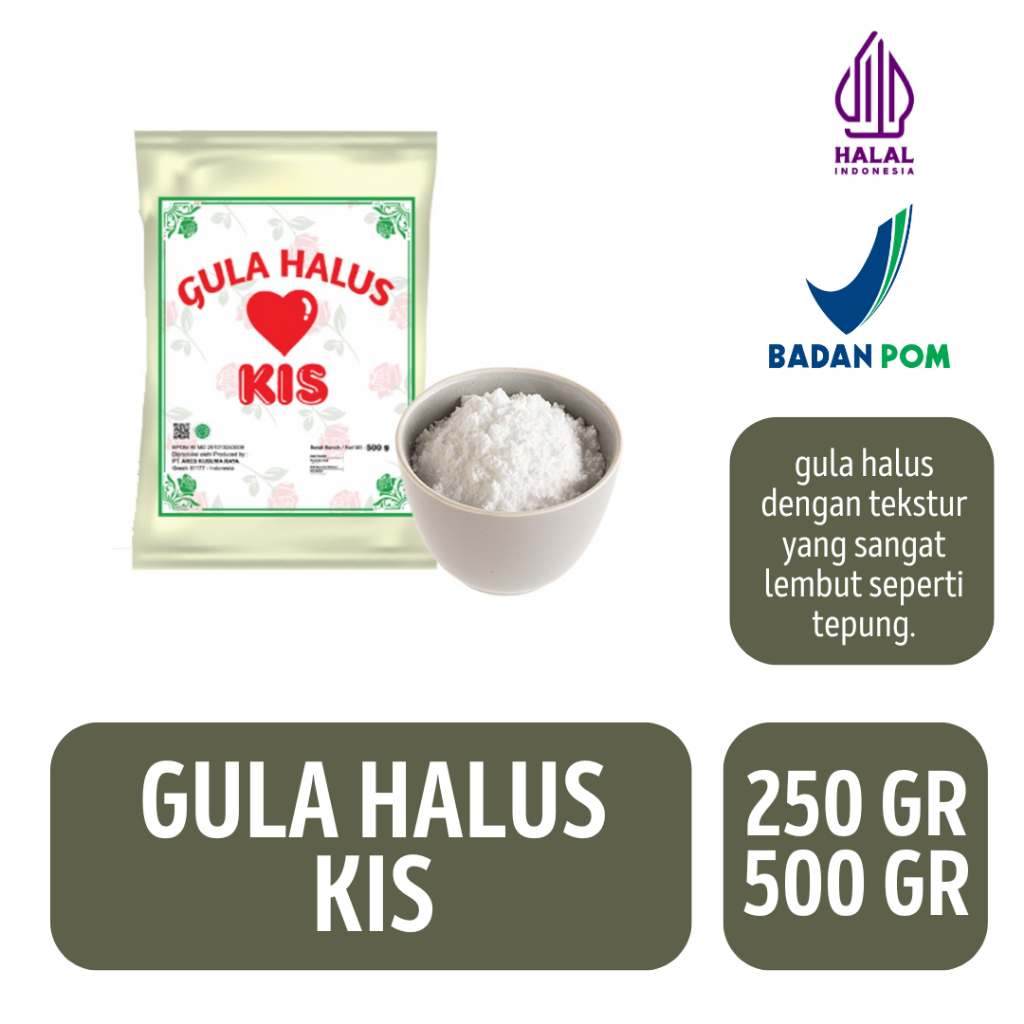 

Gula Halus KIS [250GR, 500GR]