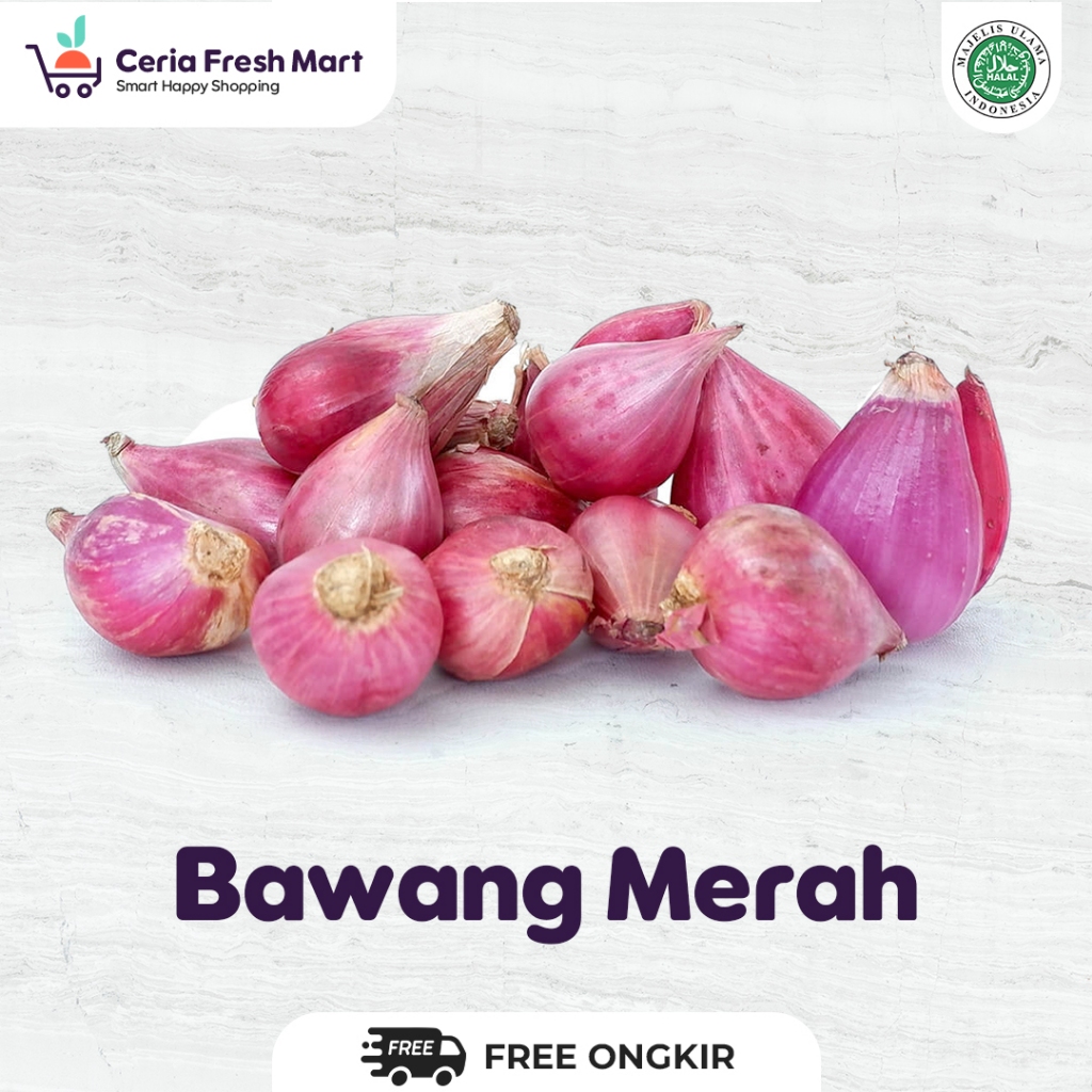 

BAWANG MERAH | BAWANG MERAH GRADE A | 500GR