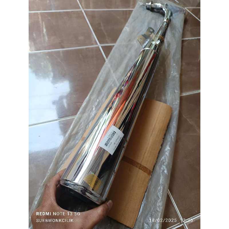 knalpot supra100 supra X100 supra XX original AHM