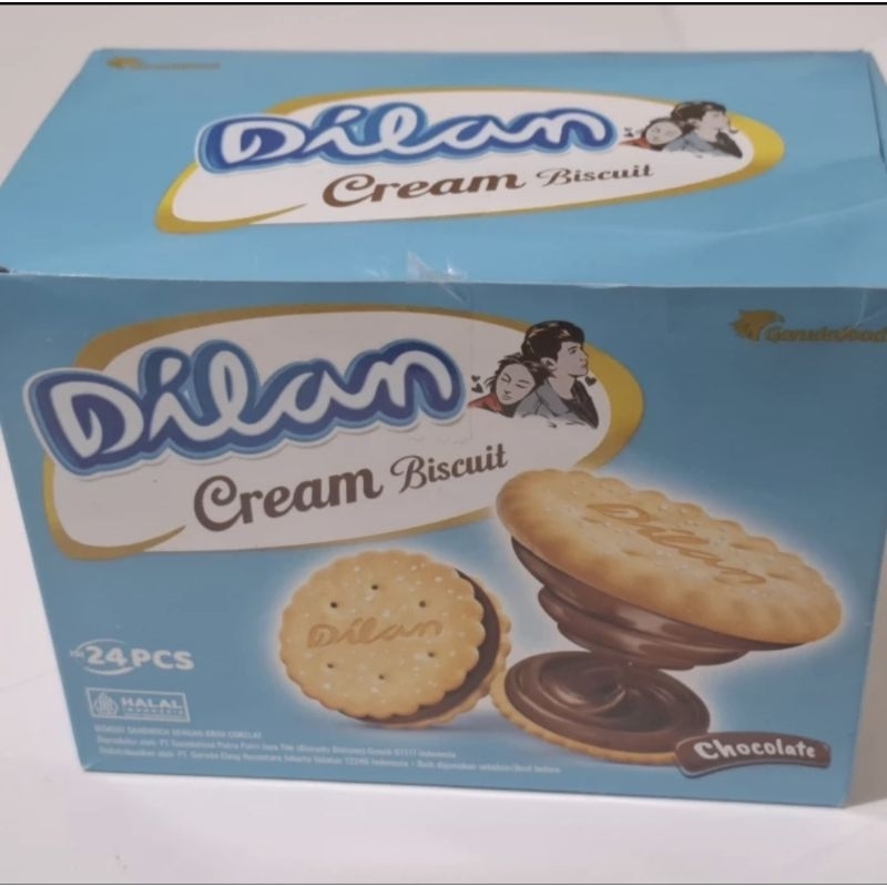 

Dilan crean biskuit rasa coklat isi 24