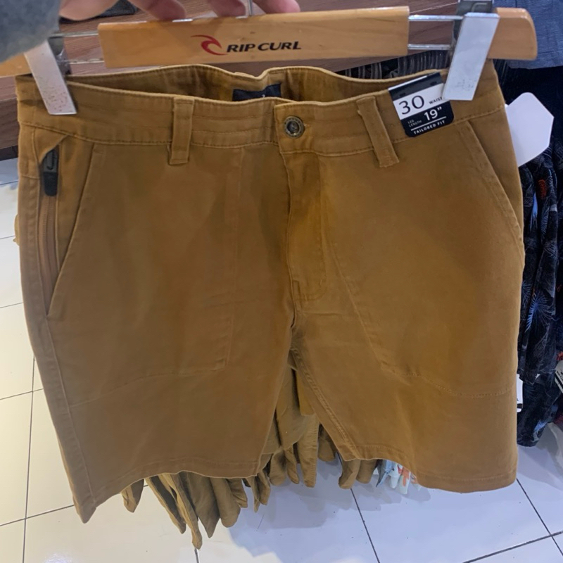Celana Pendek Pria Rip Curl Original S19 Khaki New