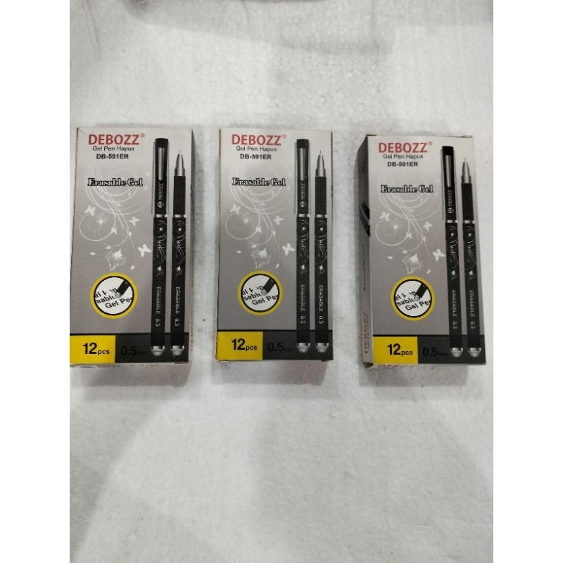 

PEN GEL HITAM DB-591 ER MERK DEBOZ PEN GEL HITAM PEN HITAM PEN HAPUS PEN GEL HAPUS