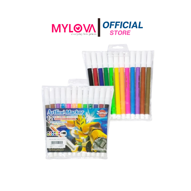 

Spidol Kecil Mewarnai Menggambar Artline 12 Warna