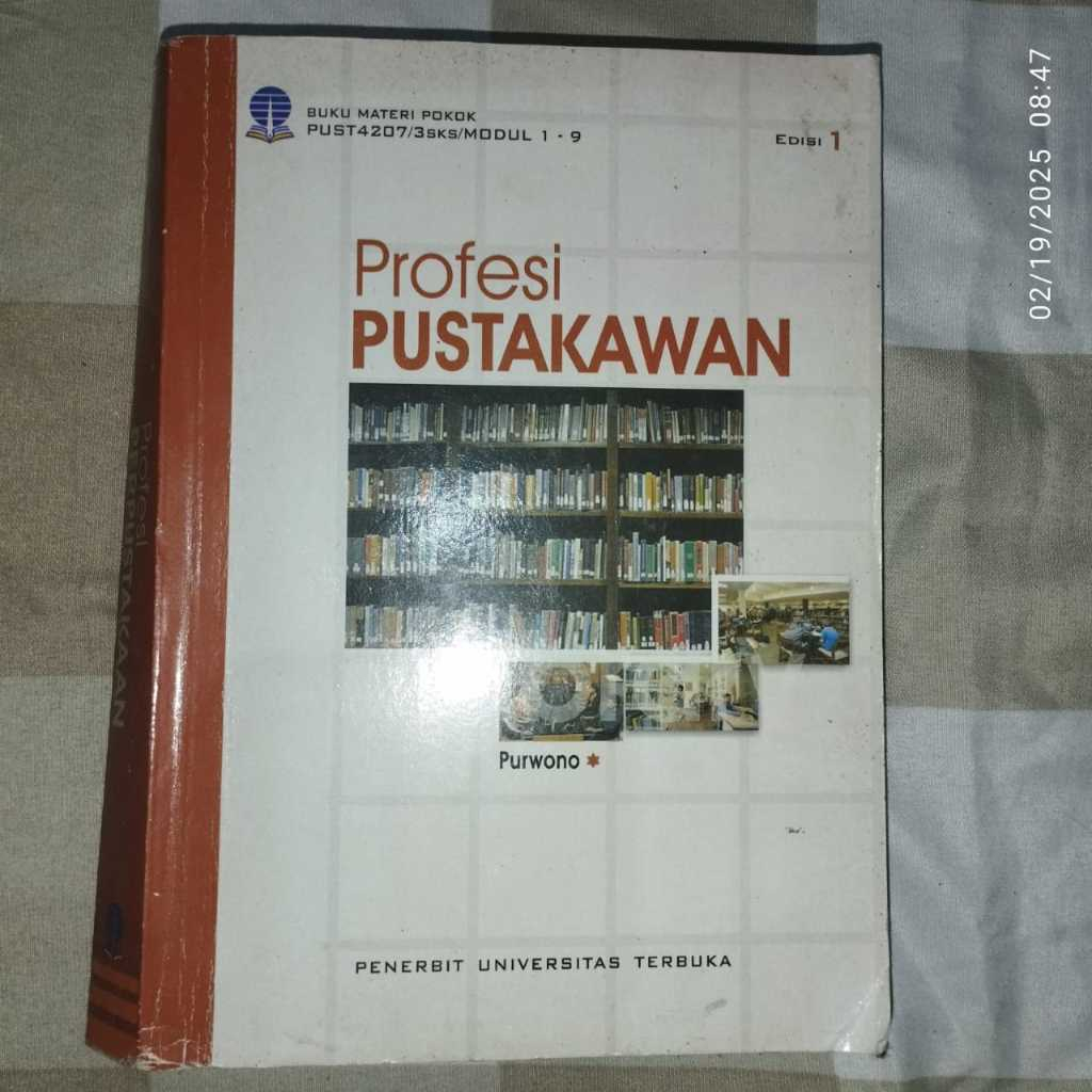 Preloved [Modul UT] Profesi Pustakawan PUST4207