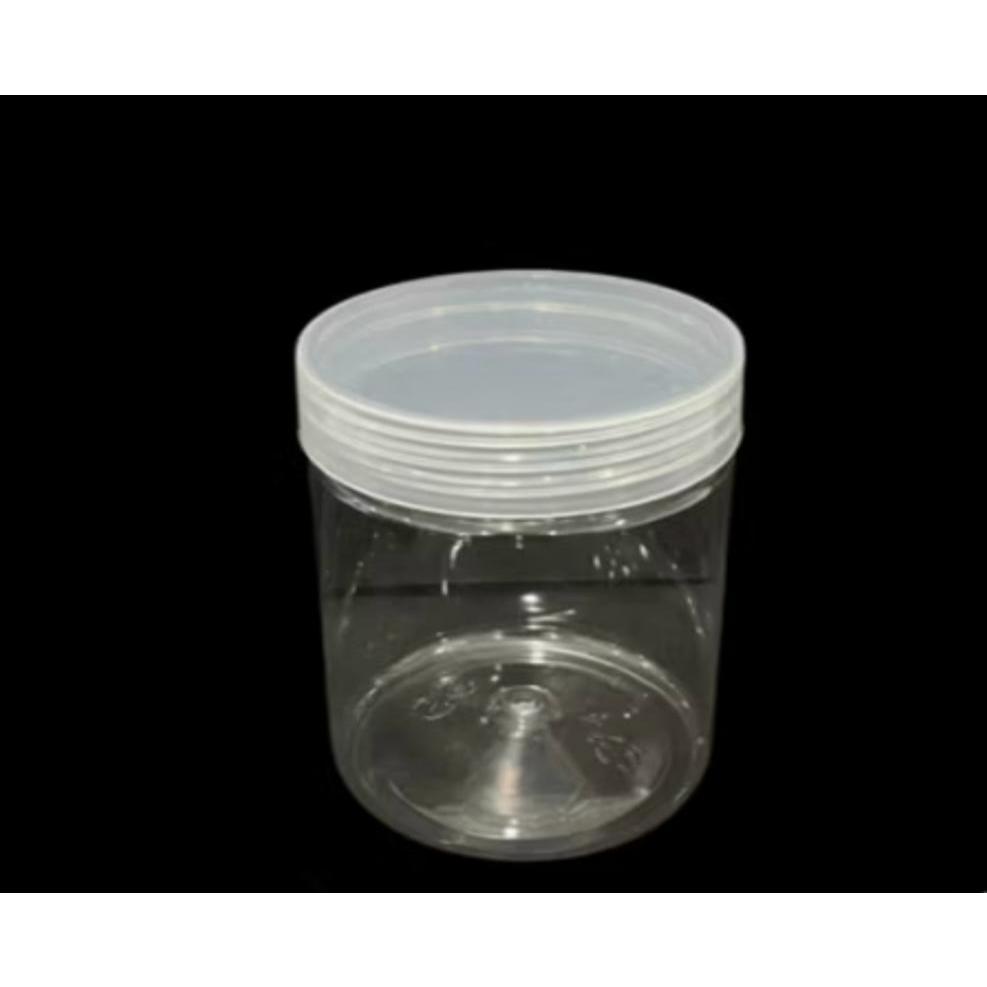 Toples Plastik 500 ML / Toples Jar Plastik / Toples Kue Kering / Toples Tabung 500 ML / Toples Kue /