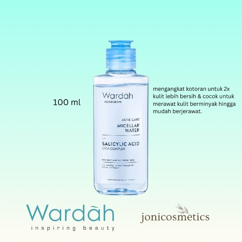 wardah acnederm micellar water