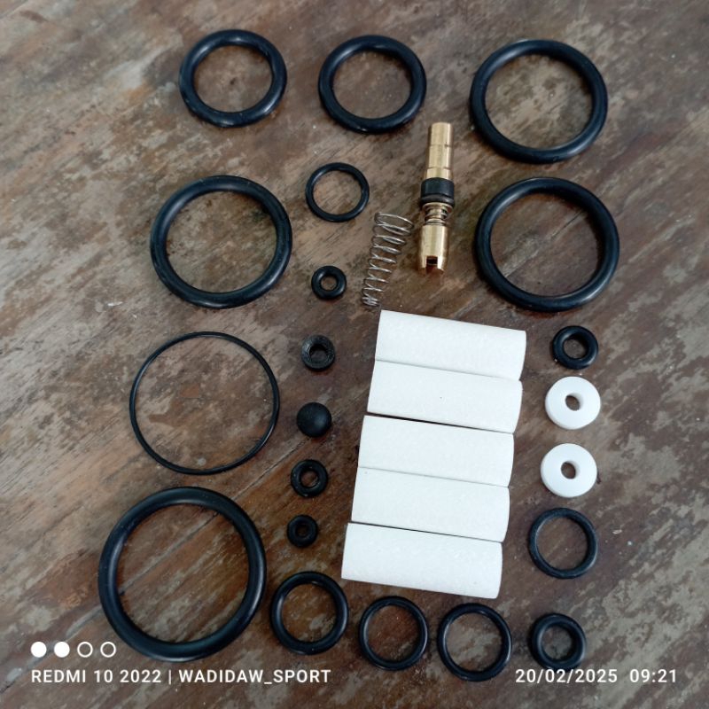 ORING POMPA PCP 3STAGE LENGKAP.PAKET 1HEMAT KARET SIL POMPA PCP IMPORT MURAH.