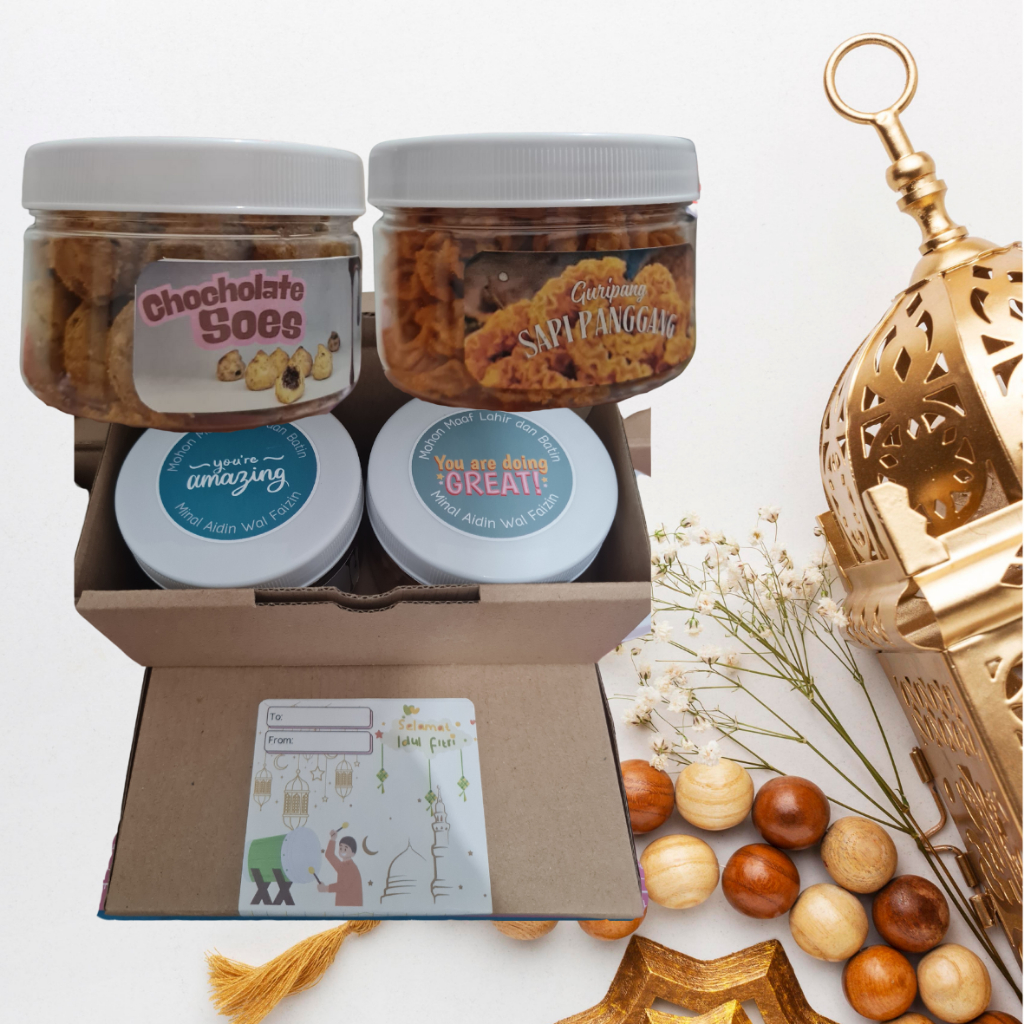 

Hampers Snack Soes Coklat & Guripang + Kotak + Sticker