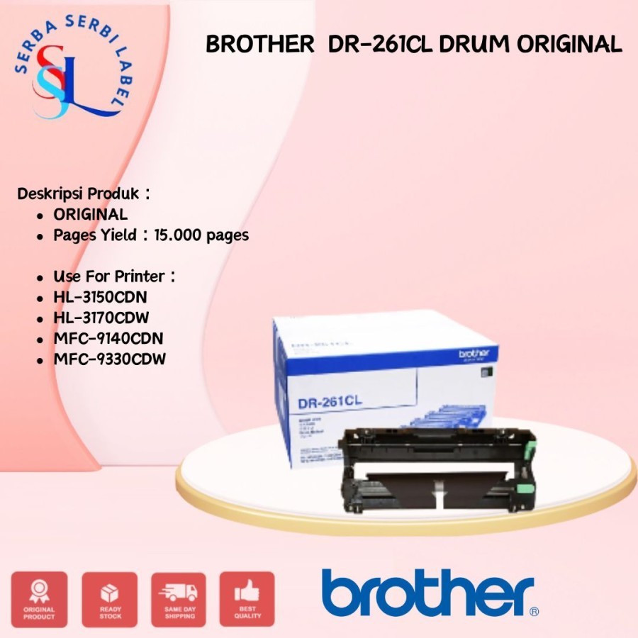 BROTHER Drum DR-261CL | DR261CL | DR261 CL Original