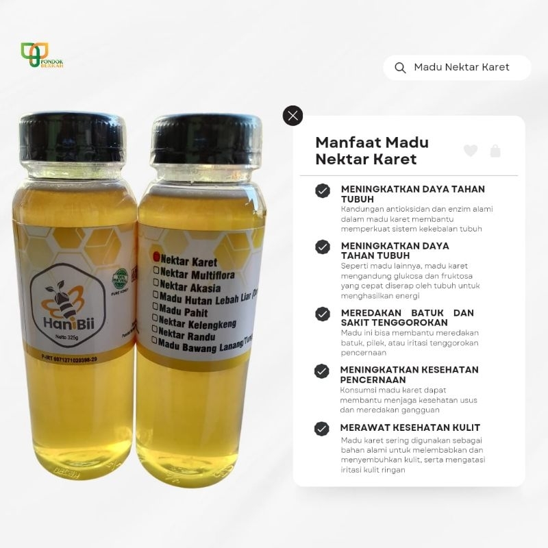

Madu Nektar Karet