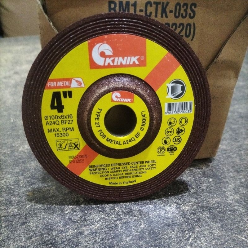 Batu Gerinda Tebal, Batu Gerinda Asah Kinik 4"