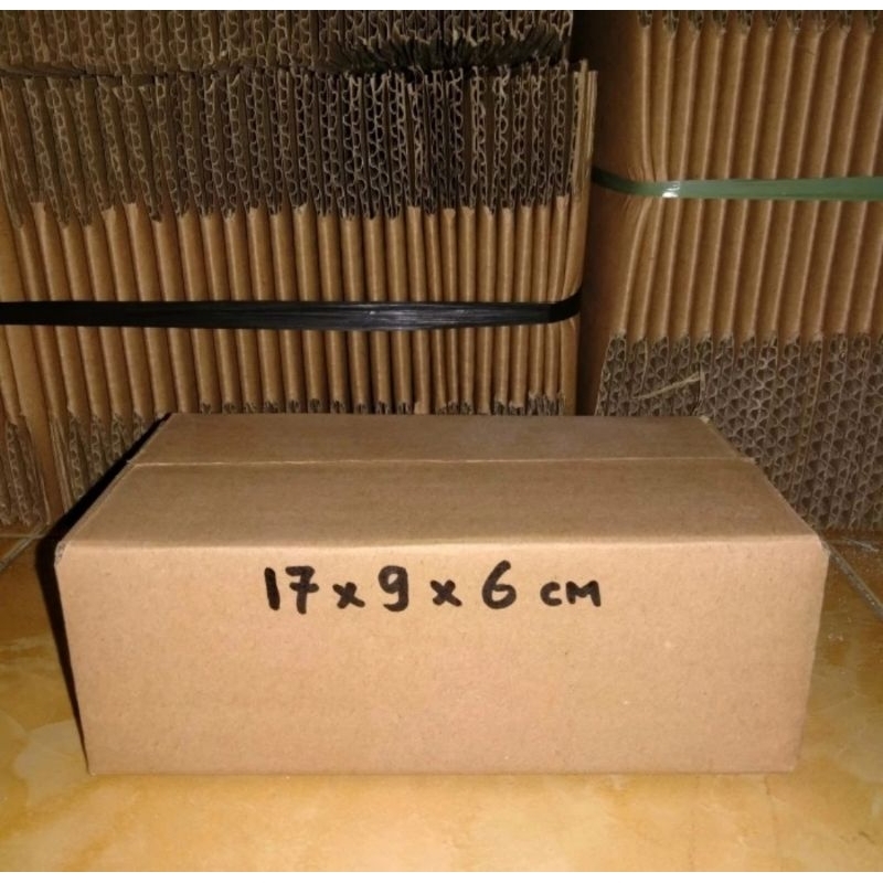 

kardus box packing 17x9x6 cm