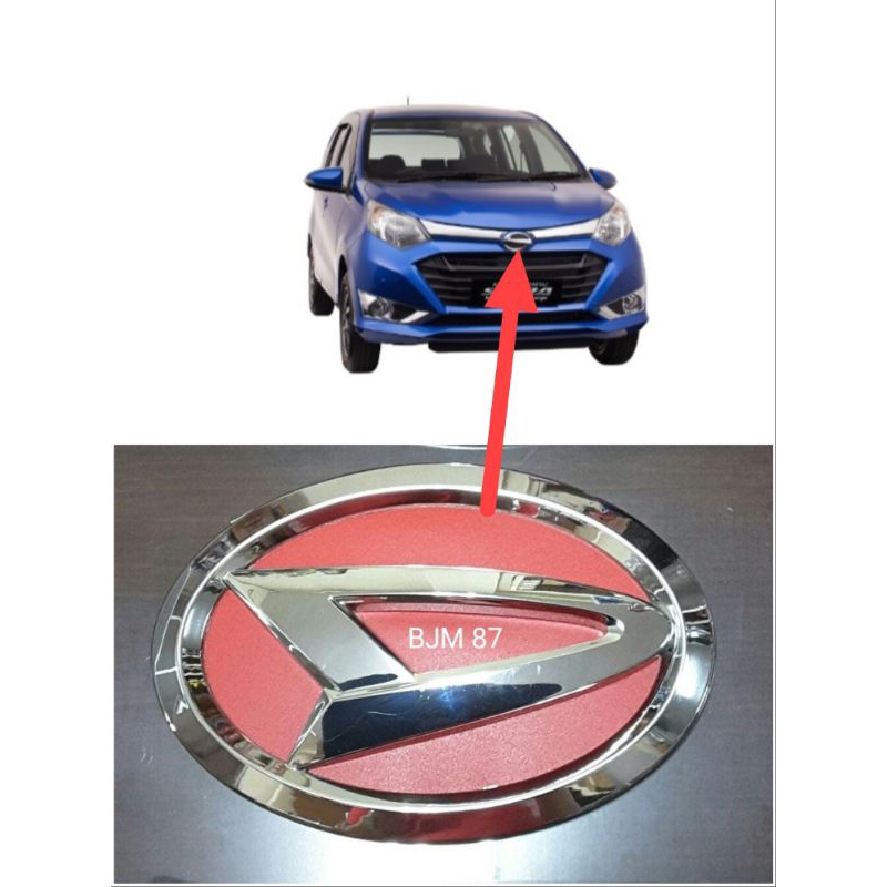 Logo Emblem Lambang Daihatsu Depan Mobil Sigra