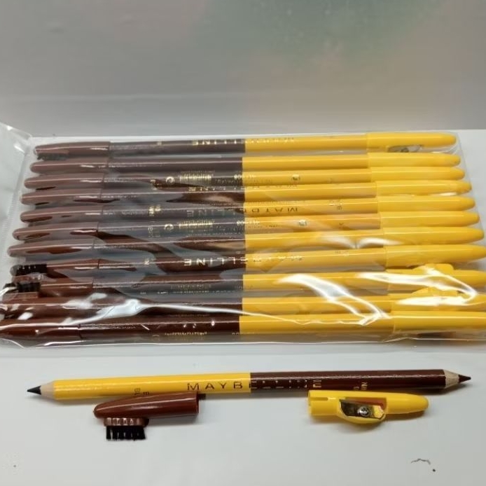 pensil alis Maybelline kuning lusinan