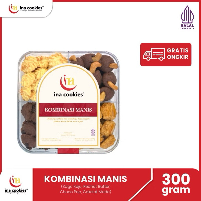 

kue kering ina cookies kombinasi manis