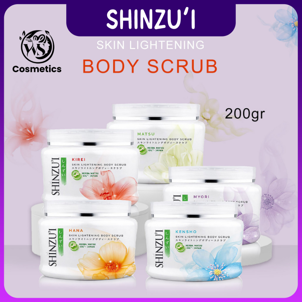 Shinzui Skin Lightening Body Scrub | Shinzu'i Skin Lightening Body Scrub | Lulur | Lulur Badan | Ori