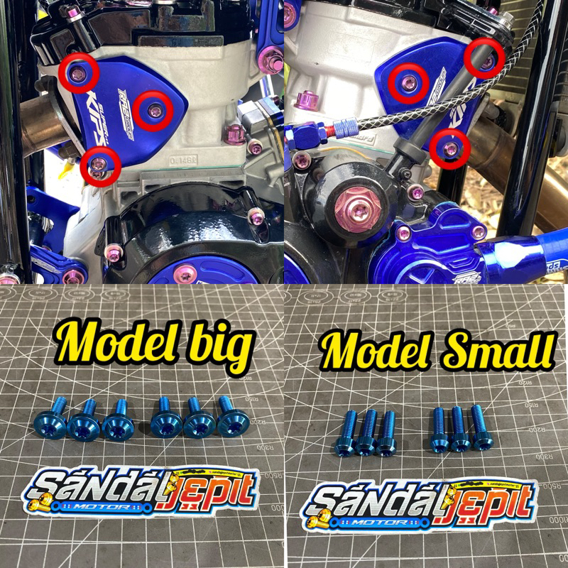 BAUT TUTUP KIPS NINJA TITANIUM BAUT TITANIUM TUTUP SUPER KIPS NINJA R RR SS BAUT TITANIUM COVER KIPS