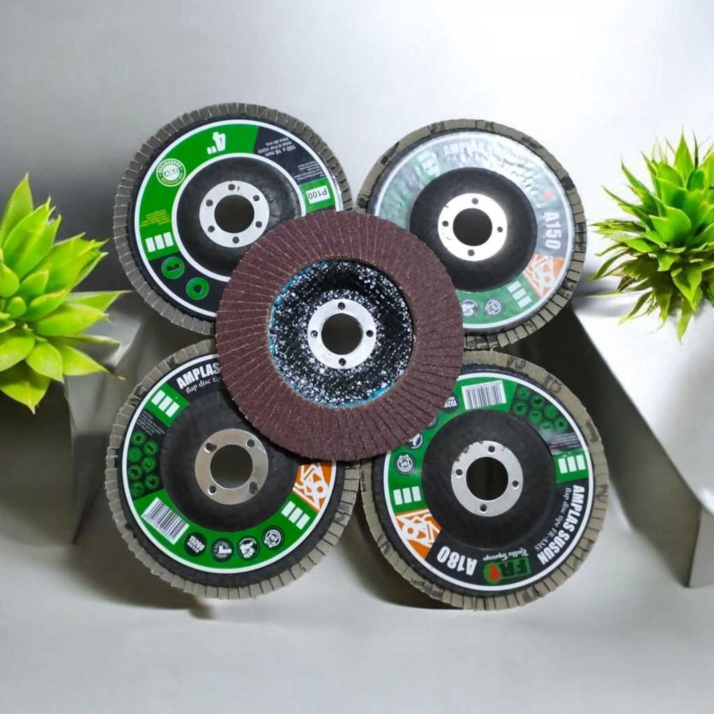 Amplas Susun Flap Disc 4" FRT  Mata Gerinda Amplas Besi