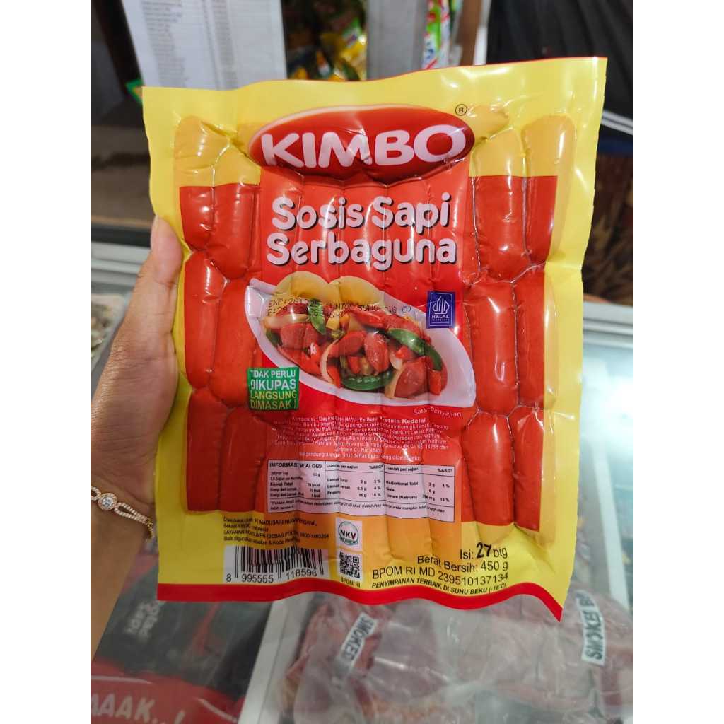 

KIMBO COKTAIL MERAH SOSIS 450 GR