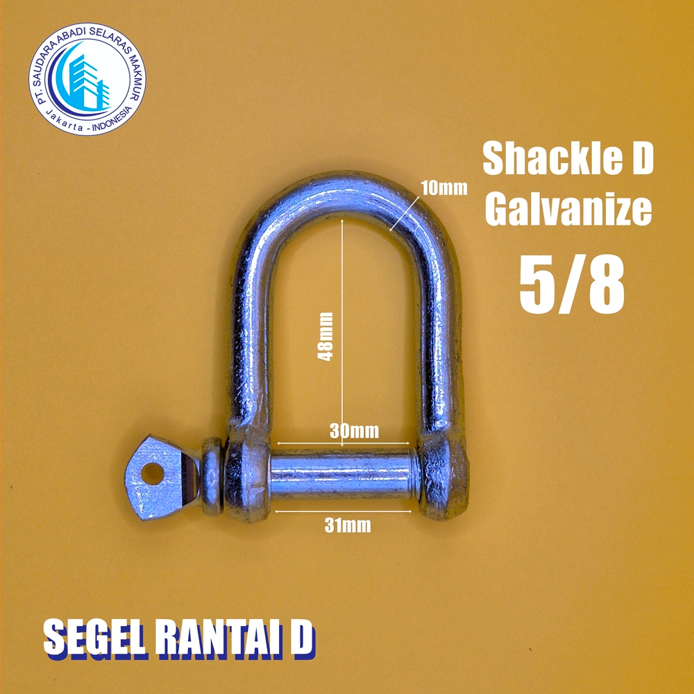 Segel D / Shackle 5/8