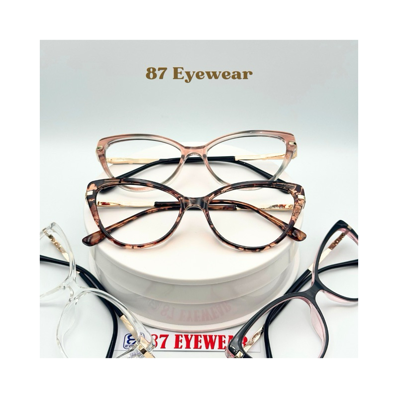 Kacamata 87 Eyewear - Frame 6610 Cat eye -Kacamata minus-Kacamata Antiradiasi-Kacamata photocromic-K