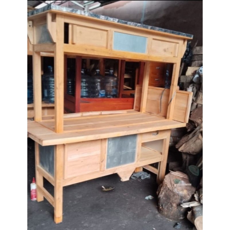 Rombong Kayu, Gerobak Angkringan, Rombong Minimalis, Gerobak Dorong, Rombong Portable, Gerobak Juala