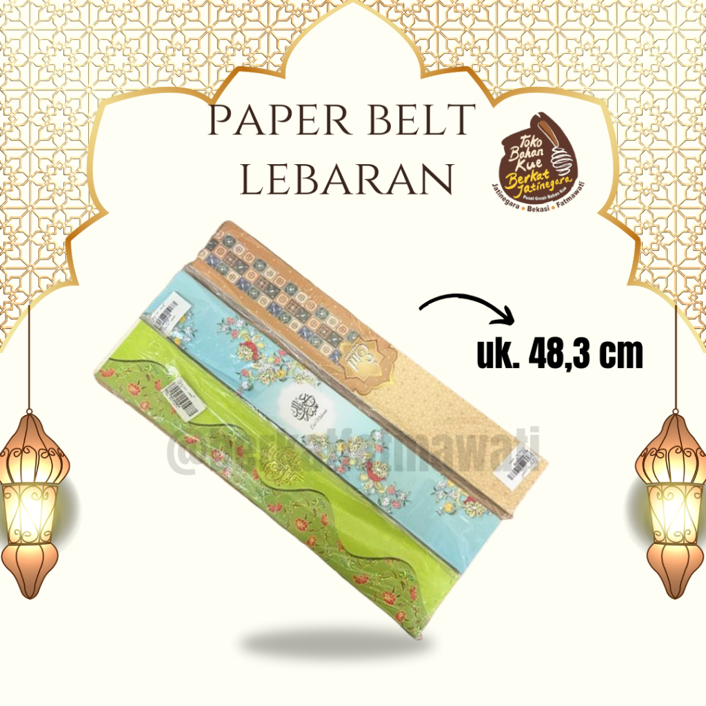

PAPER BELT LEBARAN / PAPER BELT RAMADHAN / PAPER BELT