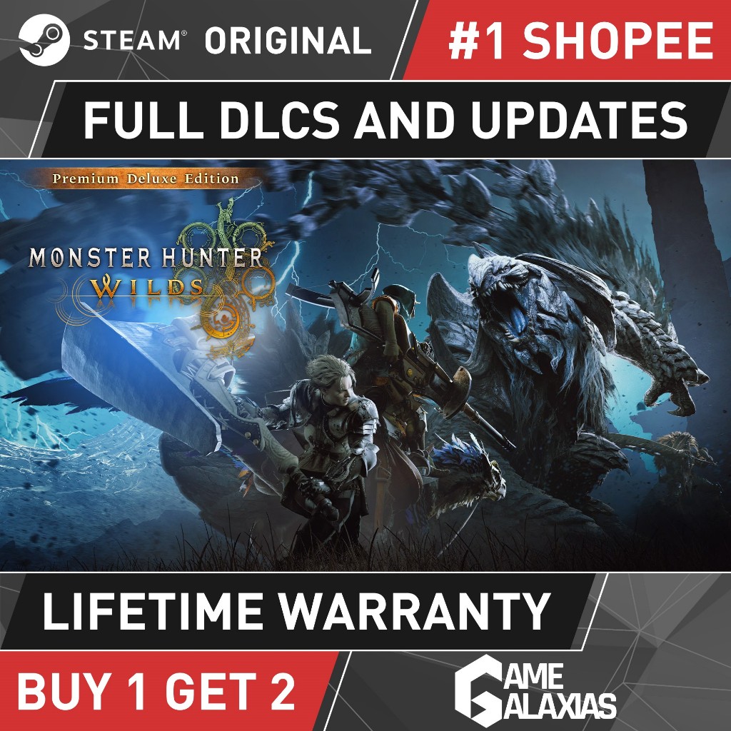 MONSTER HUNTER WILDS PREMIUM DELUXE EDITION PC GAME ORIGINAL