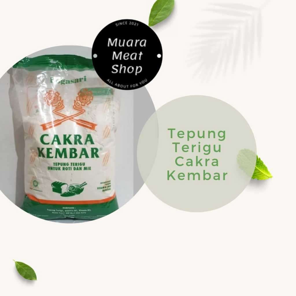 

Tepung Terigu Cakra Kembar 1kg Terlaris Bandung