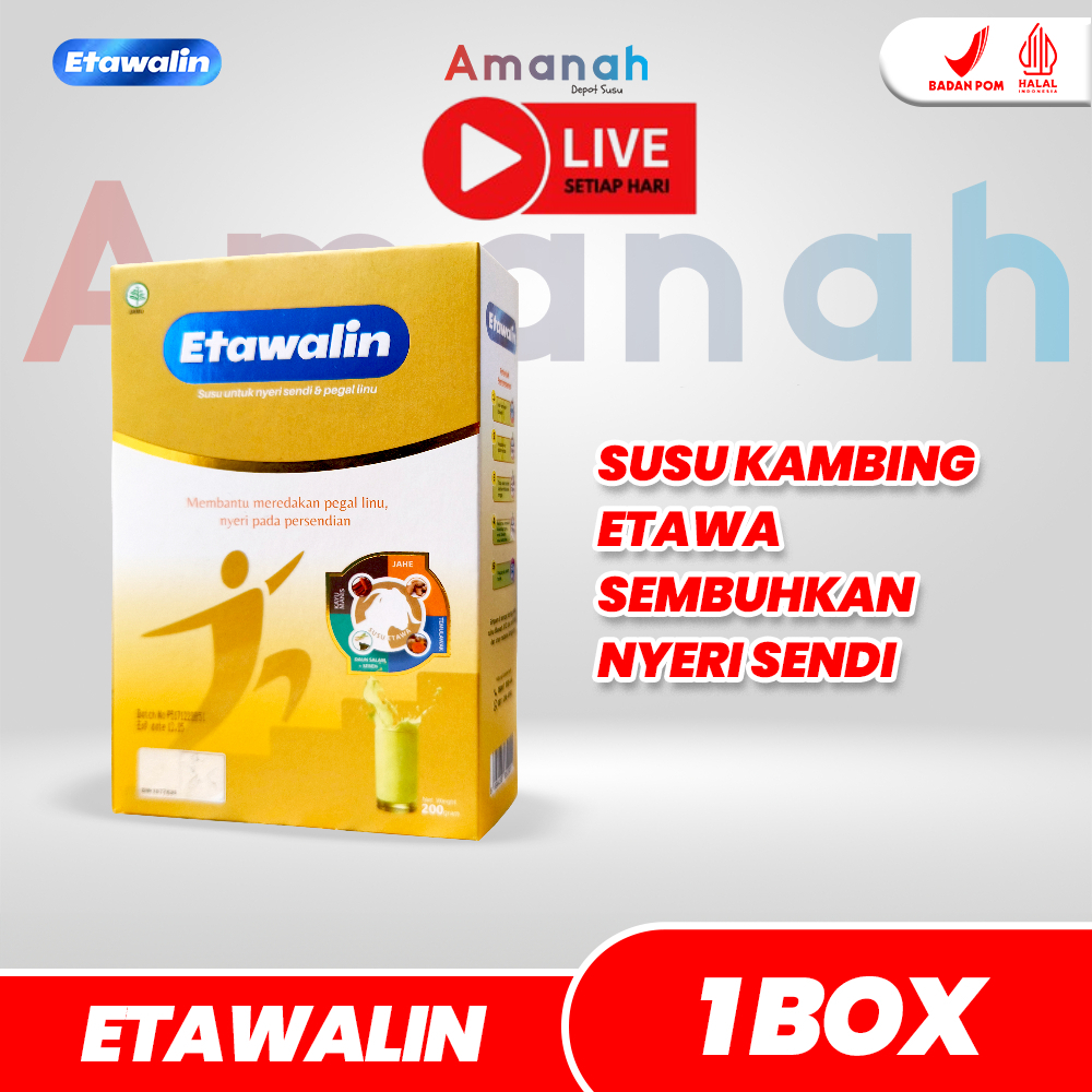 

Etawalin Paket 1 Box Susu Kambing Solusi Permasalahan Sendi dan Tulang Original Asli