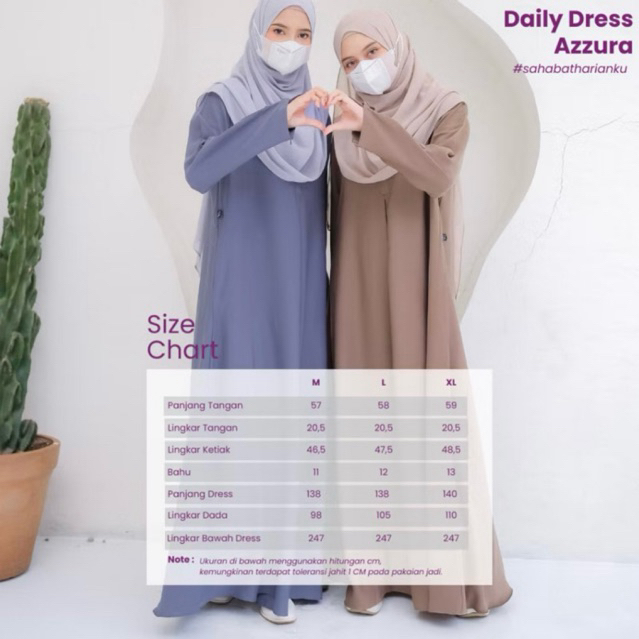 Gamis / Abaya / Dress Azzura