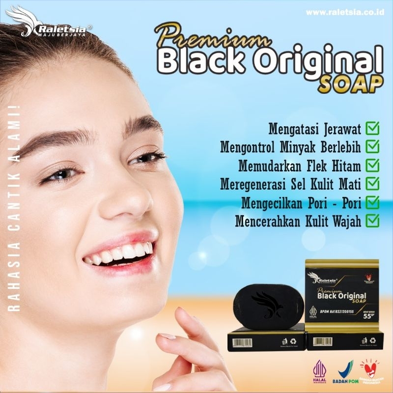 Raletsia Premium Black Original Soap