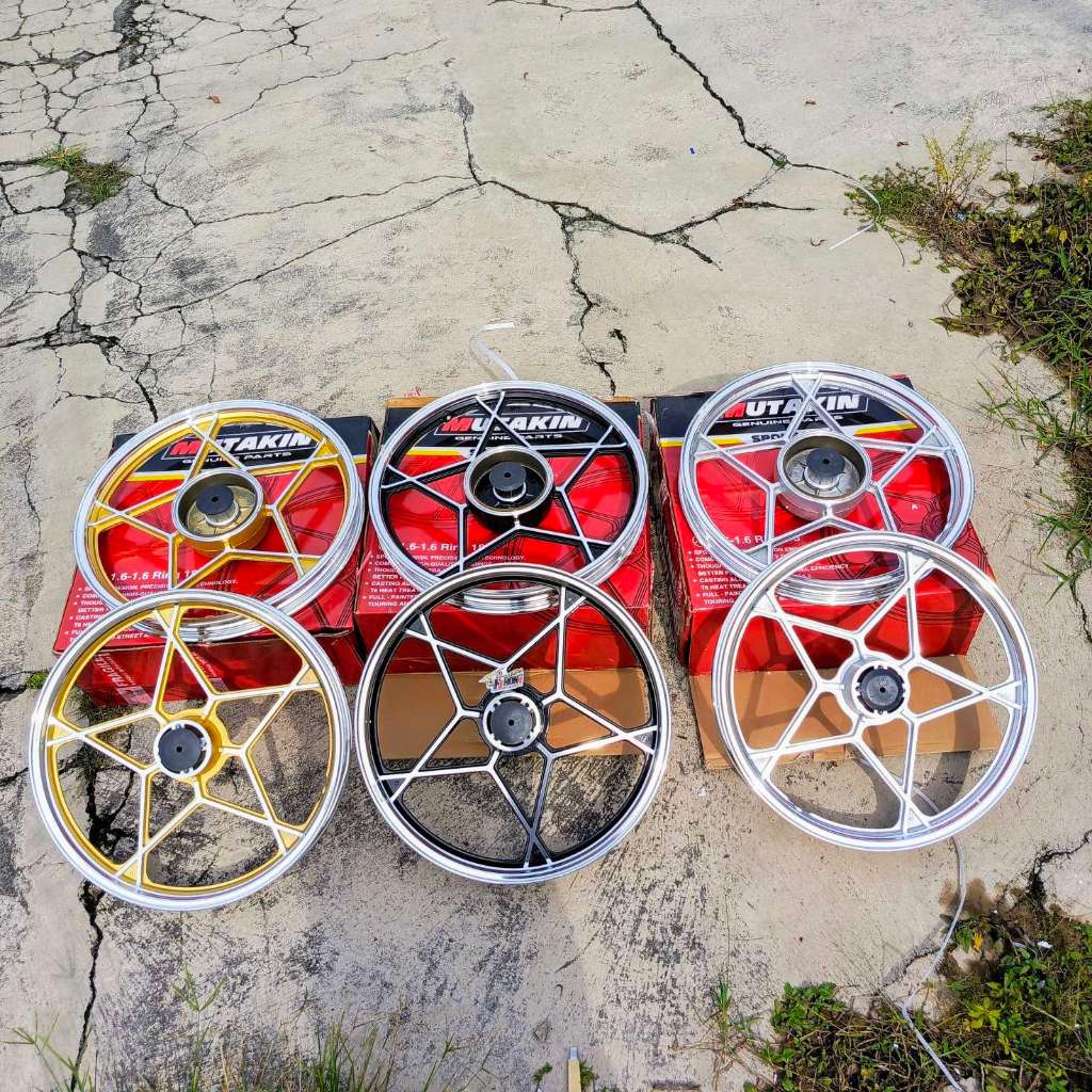 VELG MUTAKIN MODEL ENKEI JAPAN BINTANG SUZUKI RGR 150 THUNDER 125 RX KING RXK RXS RXZ RING 18 VELG B