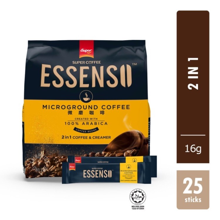

Super 2 in 1 Instant Microground Coffee Essenso + Creamer