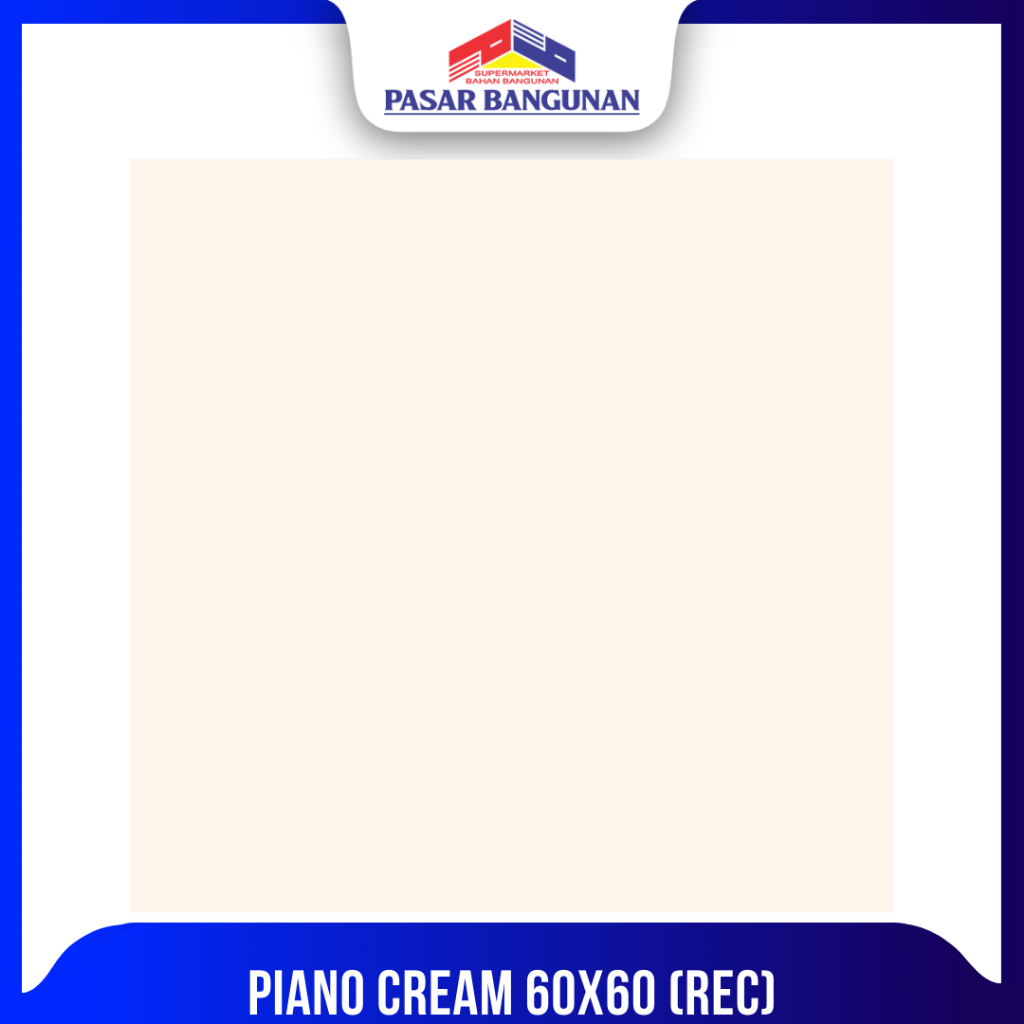 KERAMIK HABITAT PIANO CREAM 60X60 (REC)
