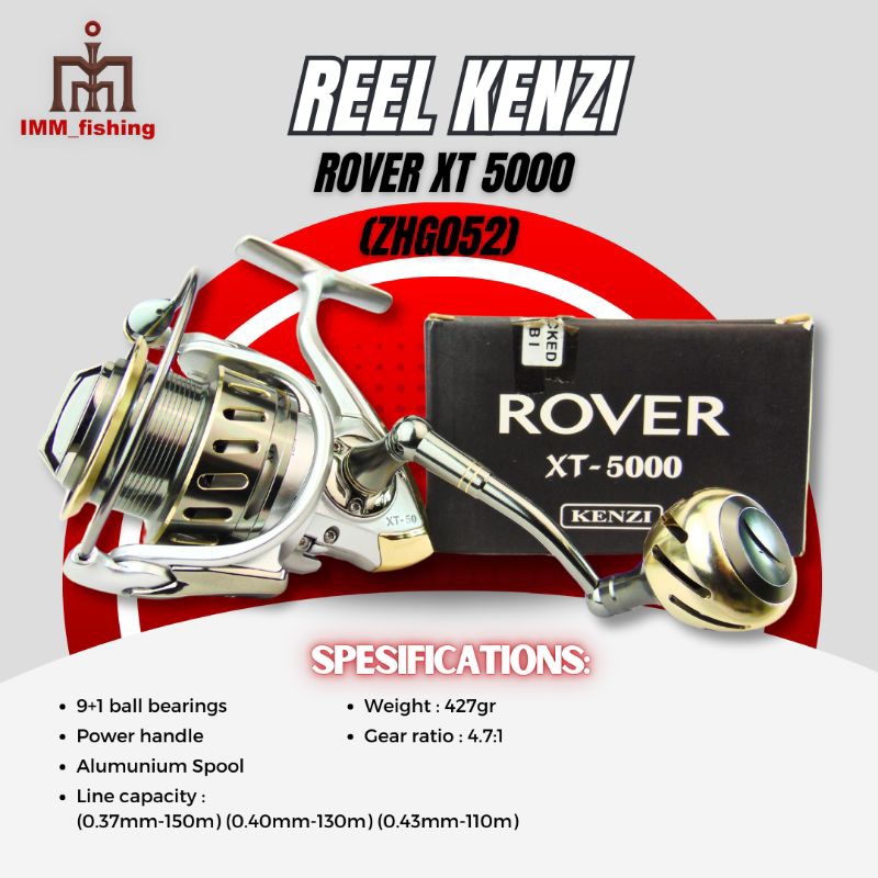 REEL KENZI ROVER XT | Alat Gulungan Pancing | Spinning