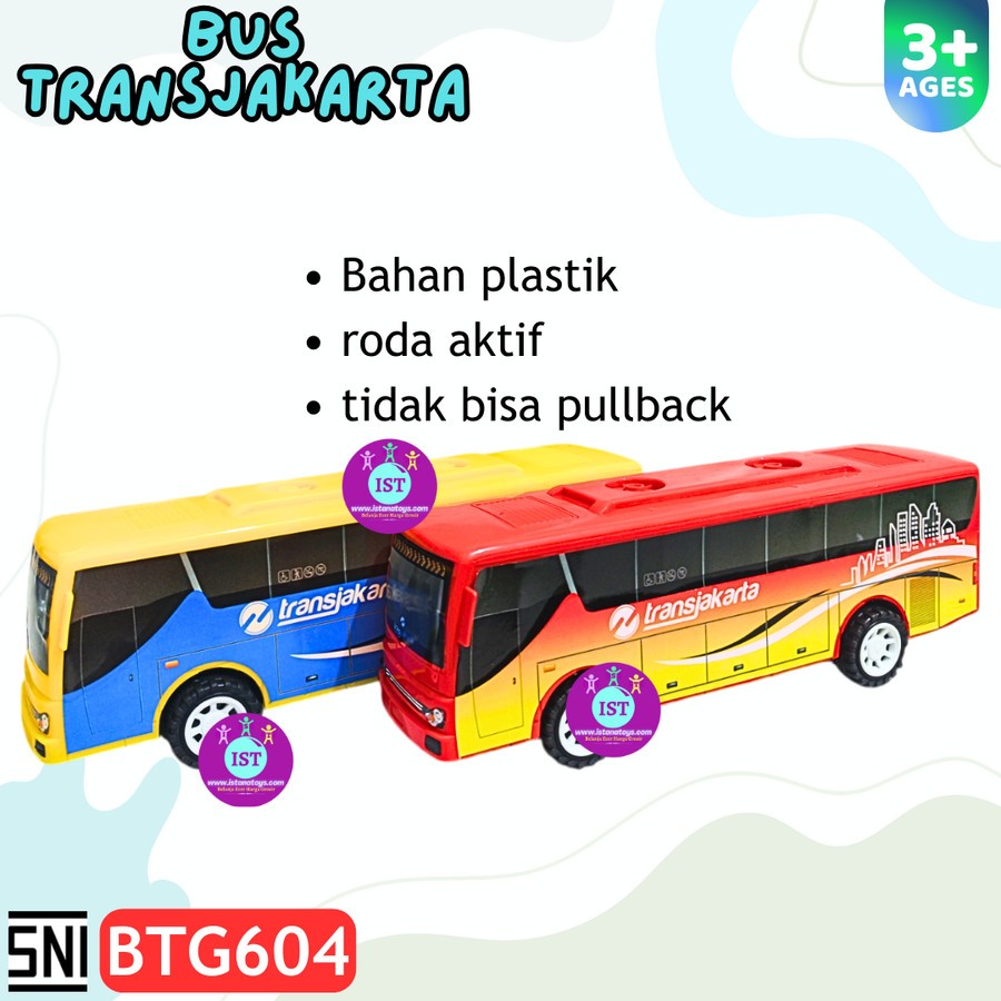 Mainan Anak Bus Transjakarta Busway BTG604