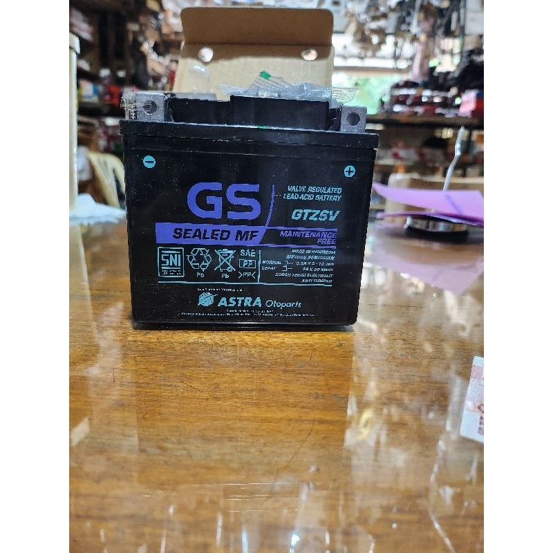 AKI MOTOR/BATRE MOTOR GTZ6V GS ORI