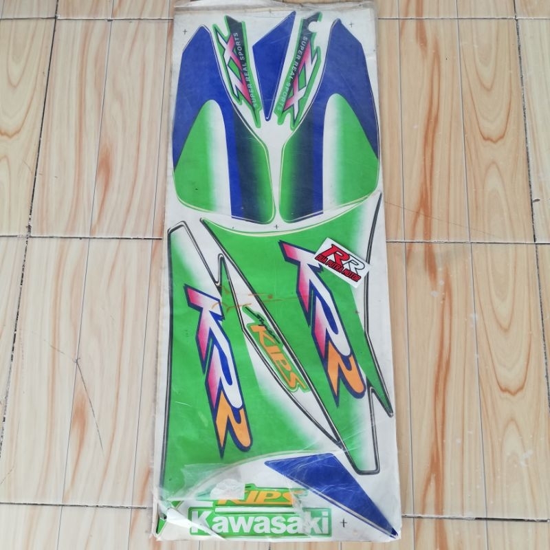 grafik graphic grapik sticer stiker sticker striping body bodi kawasaki ninja rr zx krr 150 cbu hija