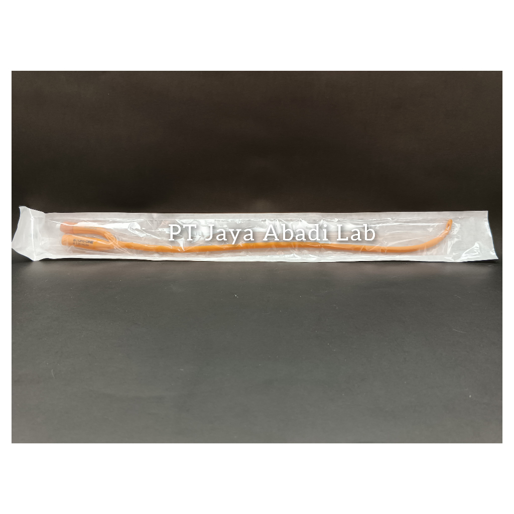 uro one foley catheter 2 way selang kateter urin urine no 18 FR steril