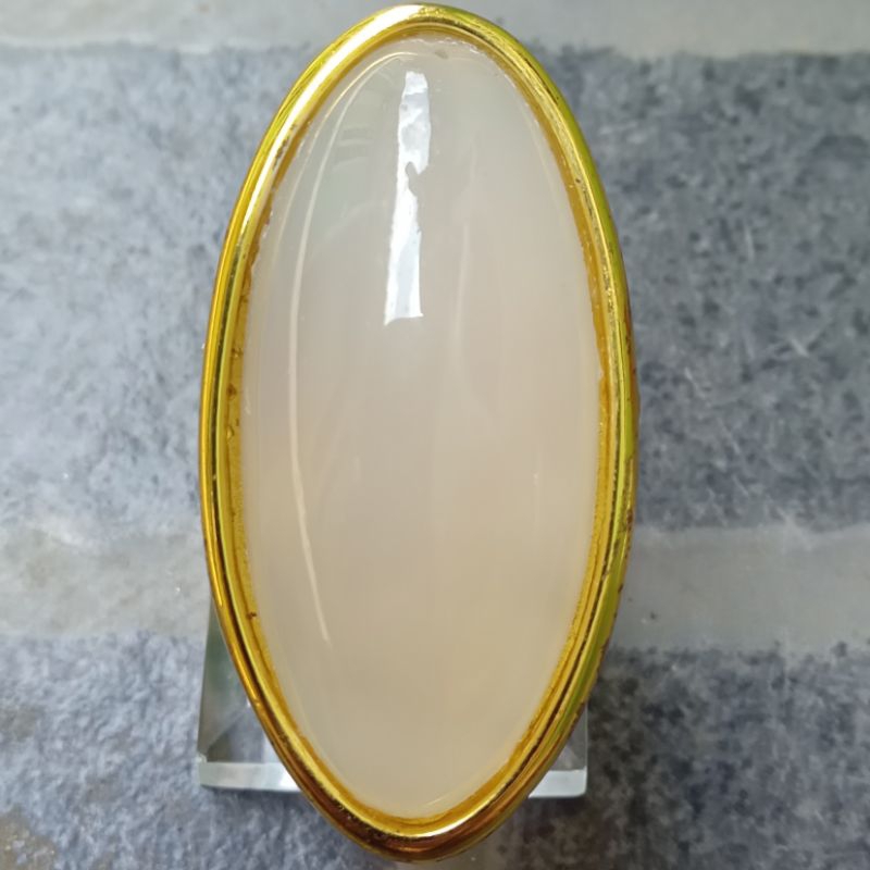 Original Batu Akik Cempaka Milky Kristal