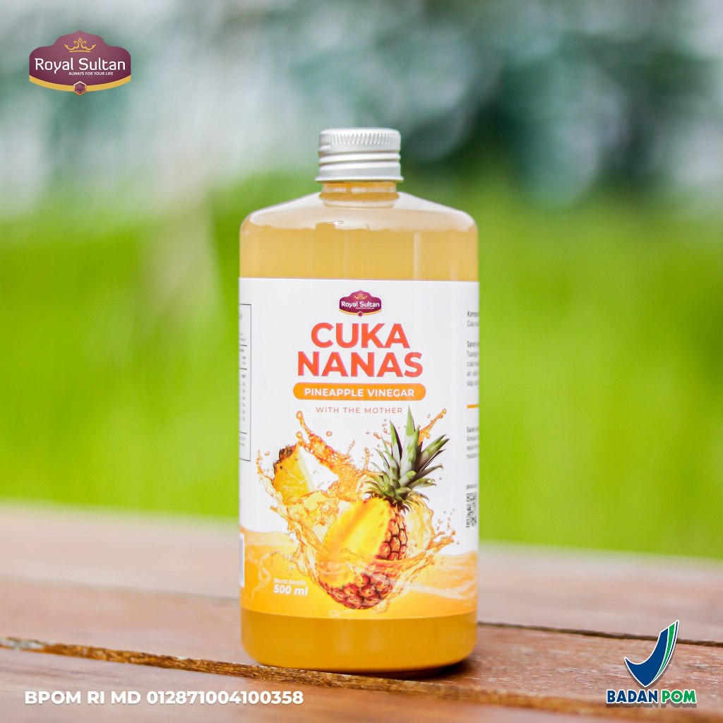 

Cuka Nanas Royal Sultan 500ml Sudah BPOM RI MD Baik Untuk Atasi Masalah Pencernaan Menurunkan Kolesterol dan Asam Urat– Solusi Alami untuk Kesehatan Cuka Nanas Untuk Diet