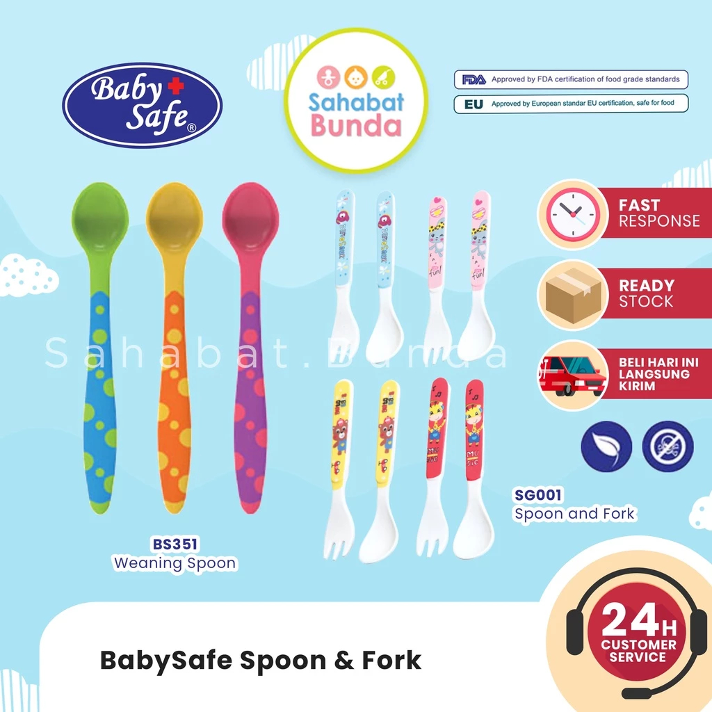 BABY SAFE Weaning Spoon Sendok MPASI Bayi Babysafe