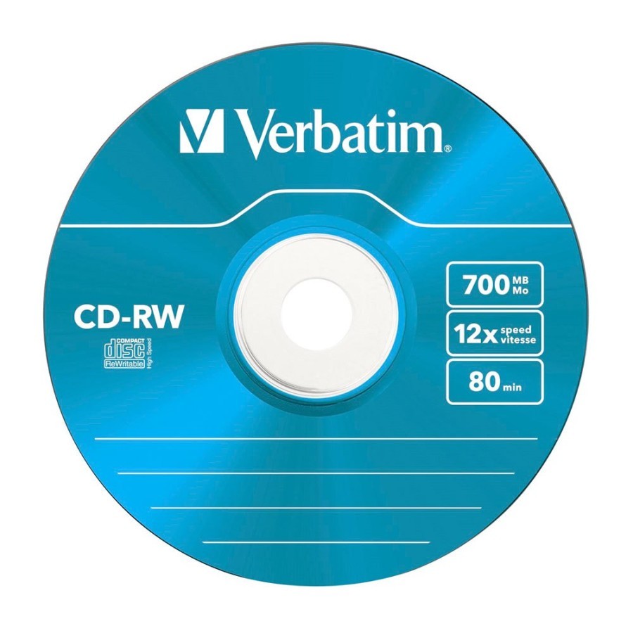 CD-RW verbatim CDRW 700MB