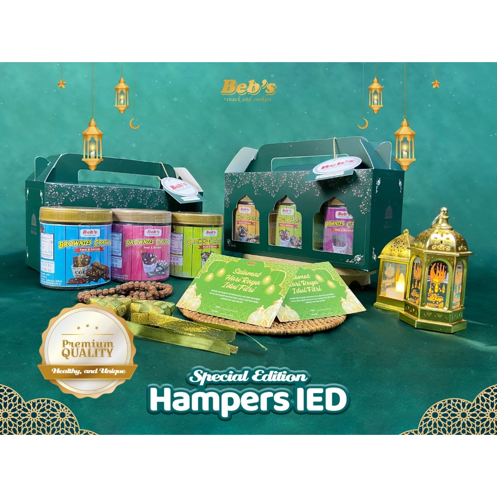 

Paket Brownies Hampers Spesial Lebaran Isi 3pcs | Paket Hampers Cantik Berkualitas | Gift Birthday Hari Raya Wedding Graduation