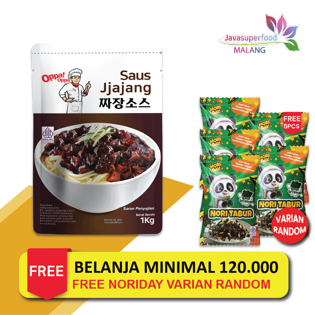 

Saus Jjajang Halal Pasta Kedelai Hitam 1kg Saus jjajangmyeon Oppa!Oppa